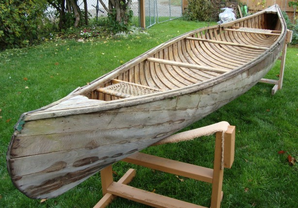DIY Wood Canoe PDF Download clear lacquer wood 