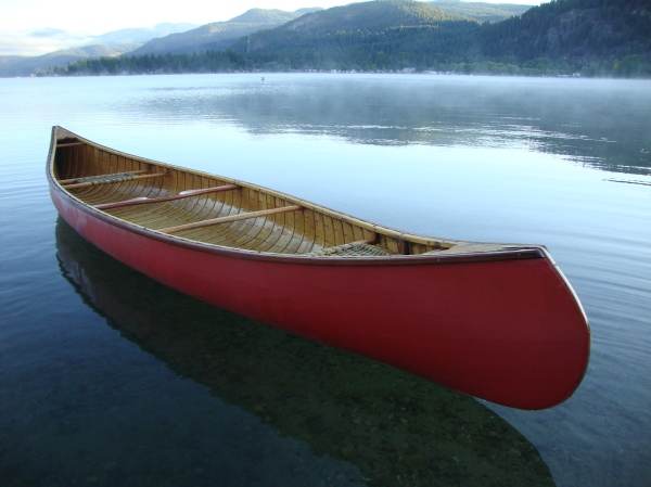 Many people complement me on the great fiberglass job on my canoes. They are shocked to learn that the canoes are covered with painted canvas.