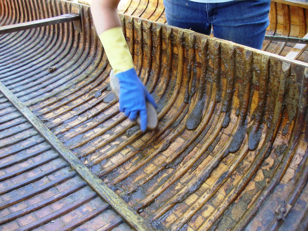 How to Strip Old Varnish from Antique Wood Canoes 